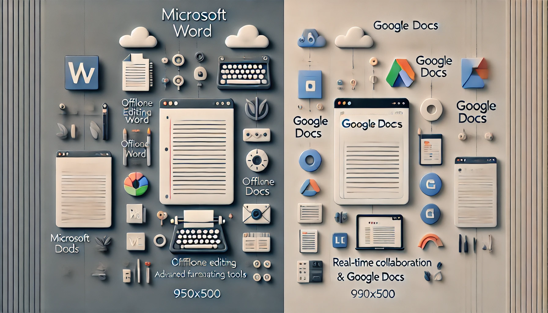 Differences between Word and Google Docs